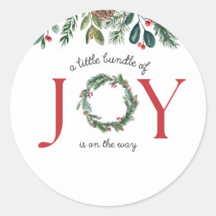 little bundle of joy baby shower stickers