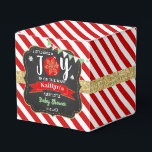 "Little Bundle Of Joy" Christmas Baby Shower Favour Box<br><div class="desc">Celebrate in style with these trendy favour boxes. The design is easy to personalise with your own wording and your family and friends will be thrilled when they receive this fabulous party favour boxes. Matching items can be found in the collection.</div>