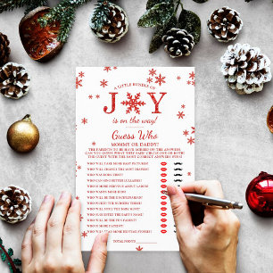 Little Bundle Of Joy Christmas Baby Shower Game