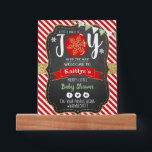 "Little Bundle Of Joy" Christmas Baby Shower Picture Ledge<br><div class="desc">Celebrate in style with this trendy baby shower welcome sign. The design is easy to personalise with your own wording and your family and friends will be thrilled when they see this fabulous party sign. Matching items can be found in the collection.</div>