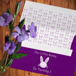 Little Bunny 1st Birthday Envelope