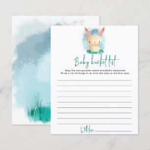 Little Bunny Baby bucket list