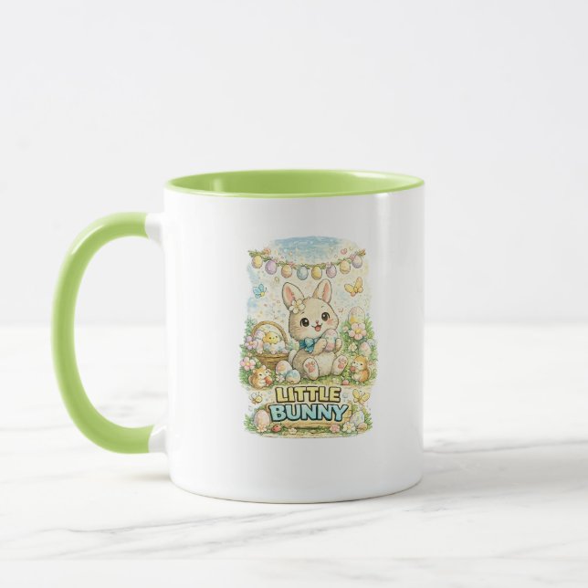 Little Bunny Easter Coffee Mug (Left)