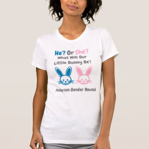 Little Bunny Gender Reveal T-Shirt