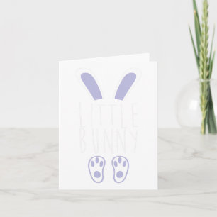 Little Bunny Happy Easter Egg Hunting Funny Easter Card