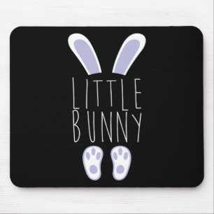 Little Bunny Happy Easter Egg Hunting Funny Easter Mouse Mat