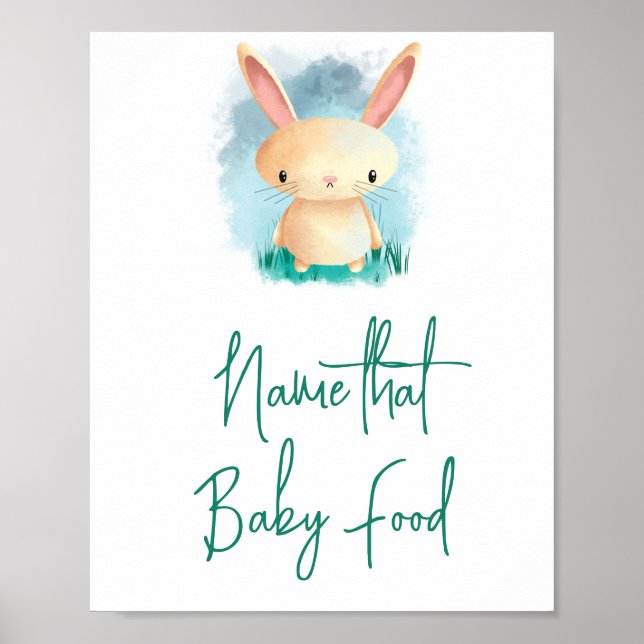 Little Bunny - Name that Baby food Poster (Front)