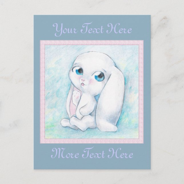 Little Bunny Postcard (Front)