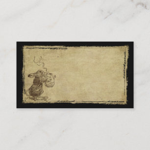 Little Bunny With Teapot- Prim Biz Cards