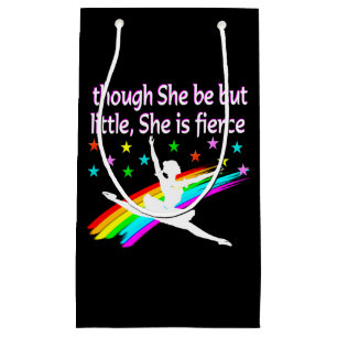 LITTLE BUT FIERCE BALLERINA SMALL GIFT BAG