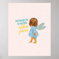 Little But Fierce Sweet Brown Skin Fairy