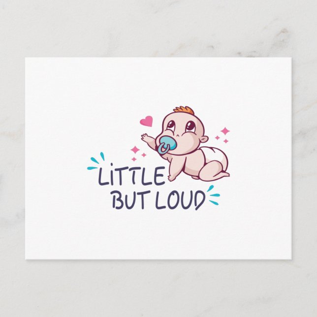 Little but loud postcard (Front)
