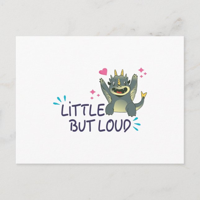 Little but loud postcard (Front)
