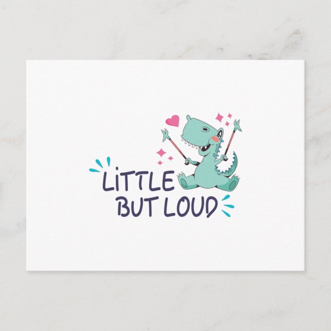 Little but loud postcard (Front)