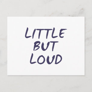 Little but loud postcard