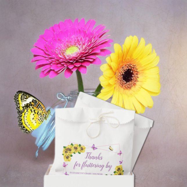 Little Butterfly Baby Shower Favour Bags (Creator Uploaded)