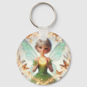 Little butterfly fairy key ring