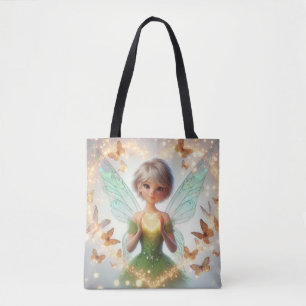 Little butterfly fairy tote bag