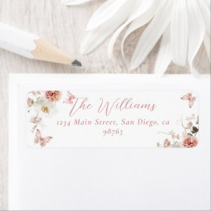 Little Butterfly Pink Floral Baby Girl Shower