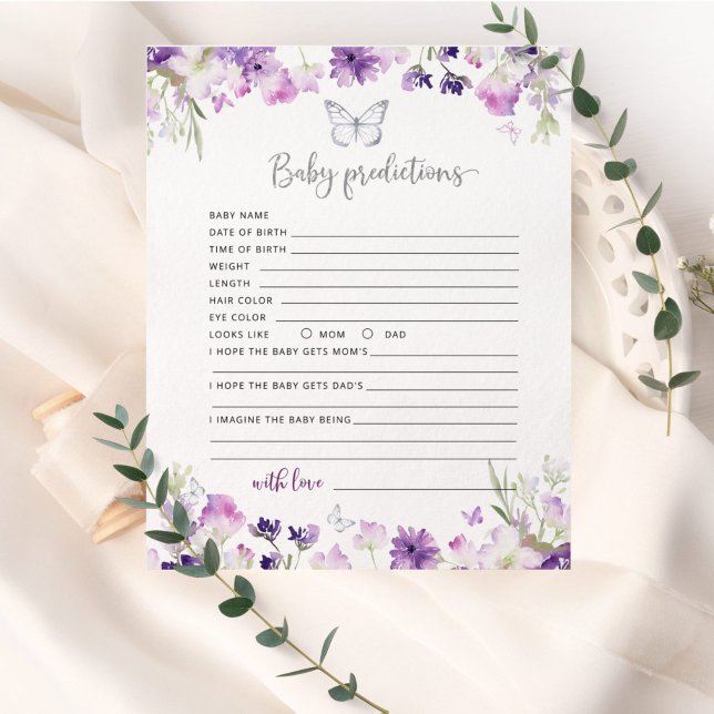 Little butterfly purple silver baby predictions (Creator Uploaded)