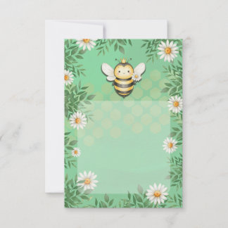 Little buzz bee thank you card