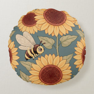 Little Buzzers Round Cushion