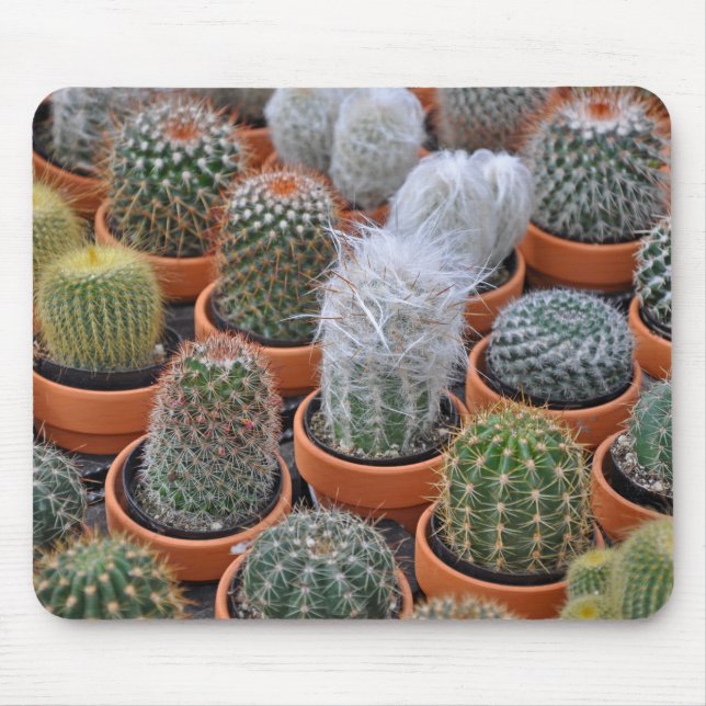Little cactus plants mouse mat (Front)