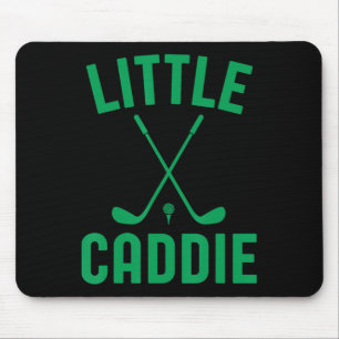 Little Caddie Golf Club Golfer Golfing Kids Boys G Mouse Mat