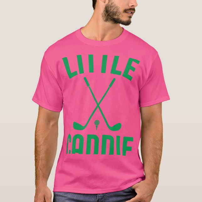 Little Caddie Golf Club Golfer Golfing Kids Boys G T-Shirt (Front)