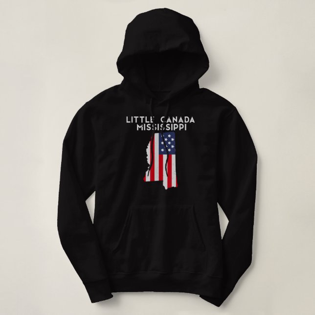Little Canada Minnesota USA State America Travel M Hoodie (Design Front)