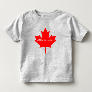 Little Canadian red maple leaf Canada toddler T-Shirt