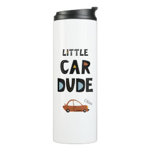 Little Car Dude First Name Boy Thermal Tumbler