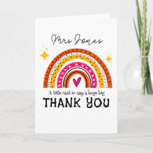 Little Card to Say a Big Thank You   Appreciation 