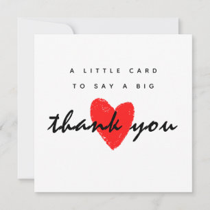 Little Card To Say Big Thankyou-Simple thank you
