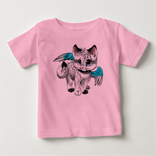 Little Cartoon Angel Cat Baby T-Shirt