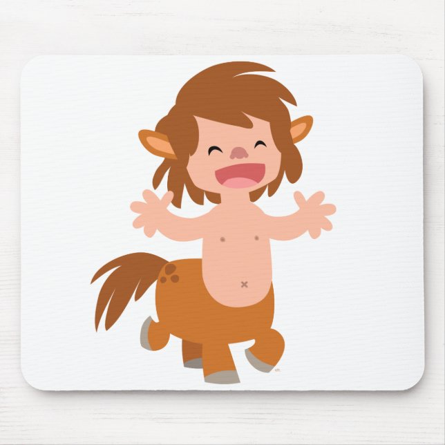 Little Cartoon Centaur Mousepad (Front)
