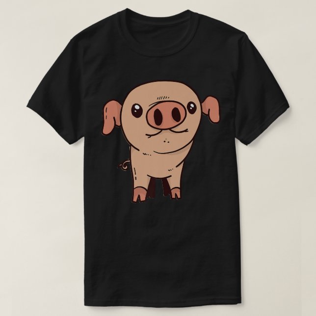 Little Cartoon Pig I Cute Pig I Kids Pig Premium  T-Shirt (Design Front)