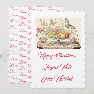 Little cats, Merry Christmas Invitation