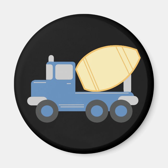 Little Cement Truck Magnet (Front)