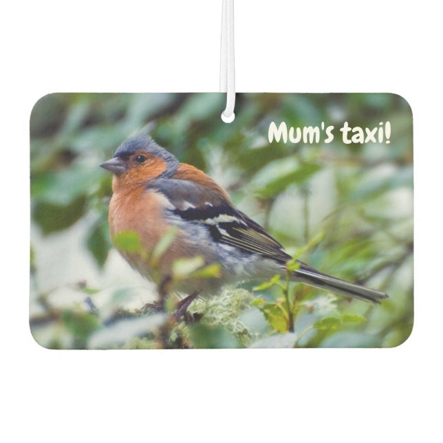 Little Chaffinch Car air freshener (Front)