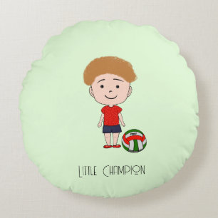 Little champion  round cushion