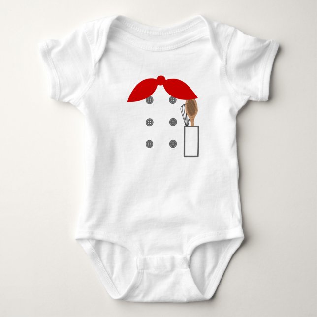 Little Chef Baby Bodysuit (Front)