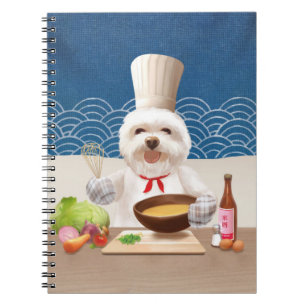 Little Chef Bichon: Asian Cooking Kitchen Art Notebook