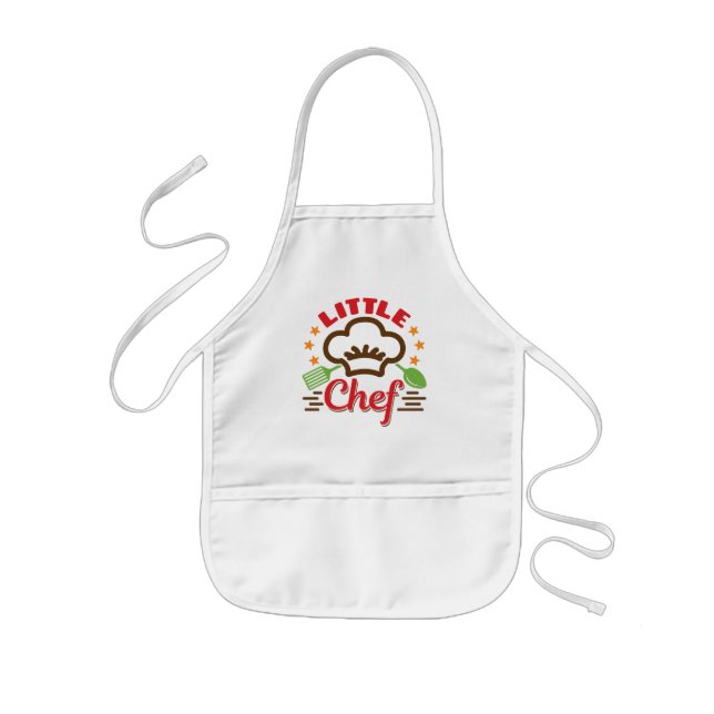 Little Chef Cooking Lover Kids Kids Apron (Front)