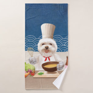 Little Chef Dog Bath Towel