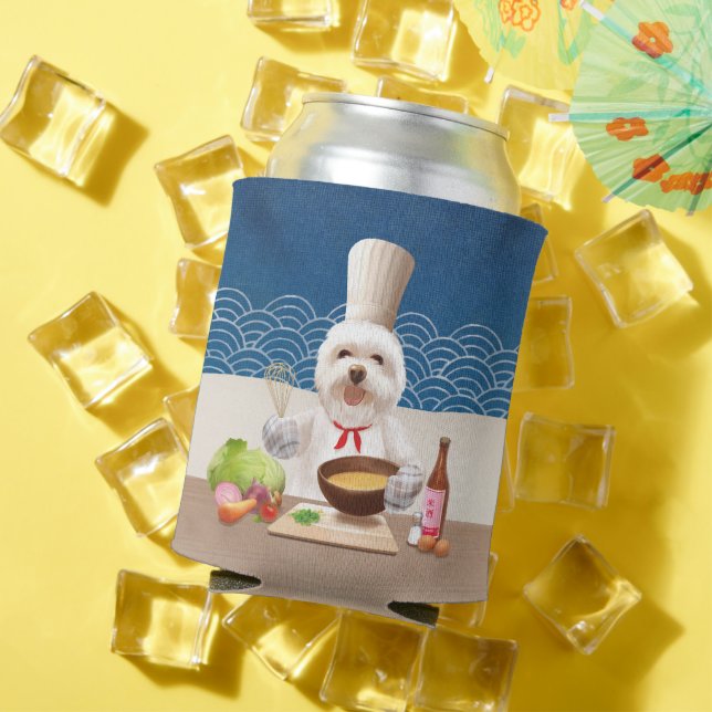Little Chef Dog Can Cooler (In Situ Summer)