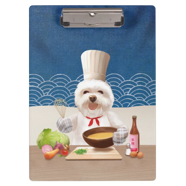 Little Chef Dog Clipboard (Front)