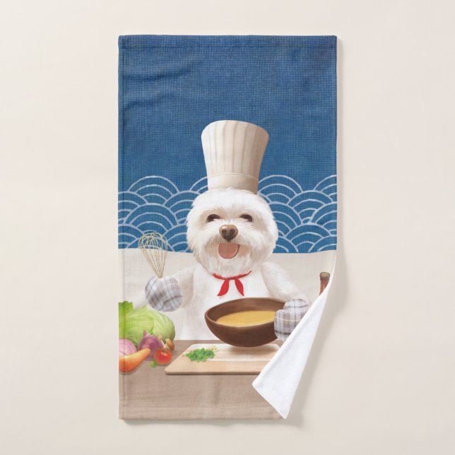 Little Chef Dog Hand Towel (Hand Towel)