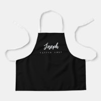 Little Chef Script Name personalised Black