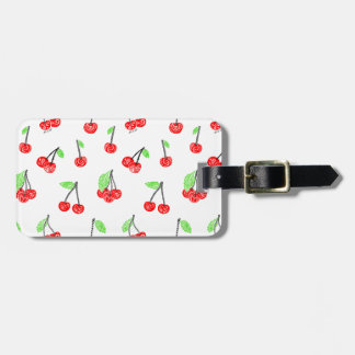 Little cherries luggage tag